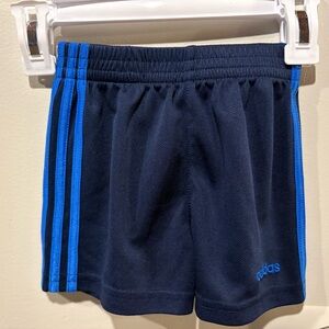Adidas Kids Dark Blue Athletic Shorts